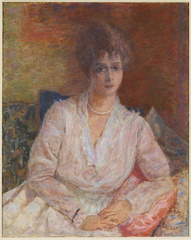 Madame Reine Thadée Natanson au collier de perles