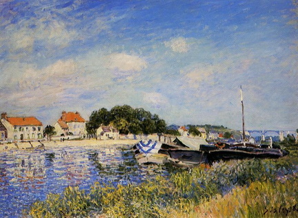 Bord du Loing à Saint Mammès