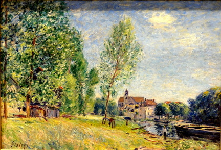 Moret, le chantier naval à Matrat