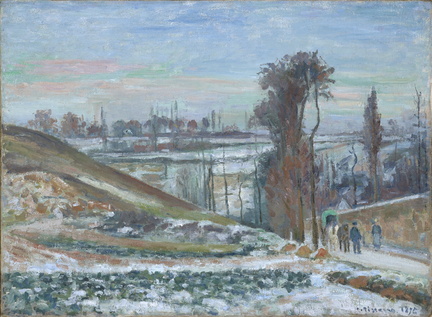 Effet de neige à l'Hermitage, Pontoise