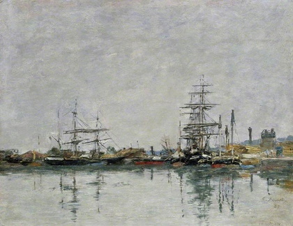 The dock at Le Havre