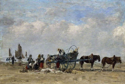 The fish-cart, Berck