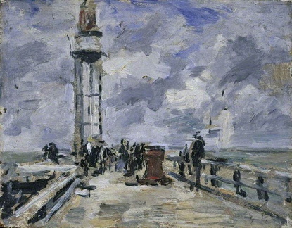 The jetty and lighthouse at Honfleur