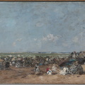 Beach Scene in Trouville