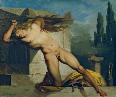 Adrastos slays himself on Atys' tomb