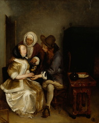 Glass of Lemonade, copy of Gerh. Terborch's painting