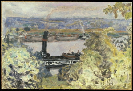 Tugboat on the Seine