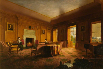 The Interior of the Drawing Room at Haddo
