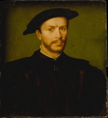 Portrait of a Bearded Man in Black